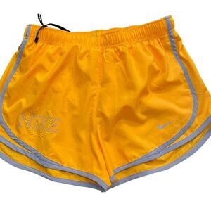 Nike Dri-Fit Tempo Brief Lined Womens Running Shorts orange/purple S